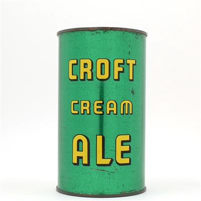 Croft Ale Quart Flat Top RARE AND CLEAN ACTUAL 206-1