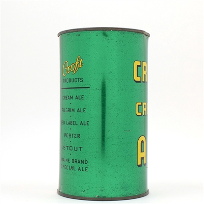 Croft Ale Quart Flat Top RARE AND CLEAN ACTUAL 206-1