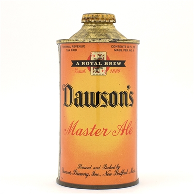 Dawsons Master Ale Cone Top 158-26 NEAR PERFECT