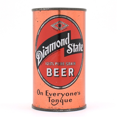 Diamond State Beer Flat Top NON-OI RARELY CLEAN 53-31