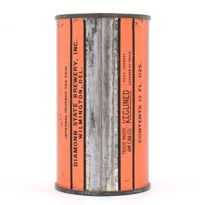 Diamond State Beer Flat Top NON-OI RARELY CLEAN 53-31
