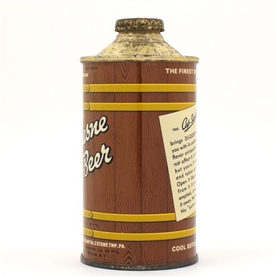 Duquesne Beer Cone Top 159-25 EXCELLENT