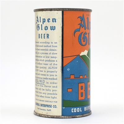 Alpen Glow Beer Instructional Flat Top METALLIC R10 ACTUAL USBCOI 23 WOW