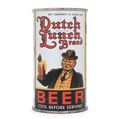 Dutch Lunch Beer Instructional Flat Top MINTY TOP EXAMPLE 57-30 USBCOI 214