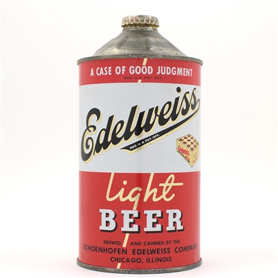 Edelweiss Beer Quart Cone Top 207-14 STELLAR