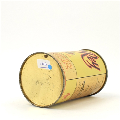 El Rey Beer Cone Top NOT OVER 4 PERCENT EXCELLENT 161-4