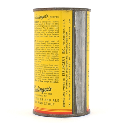 Esslingers Ale Instructional Flat Top 60-15 USBCOI 240 EXCELLENT