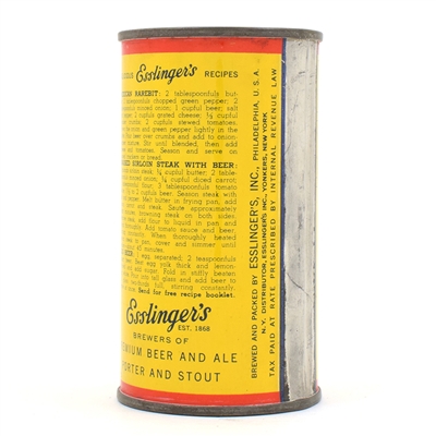Esslingers Beer Instructional Flat Top 60-17 USBCOI 243 OUTSTANDING