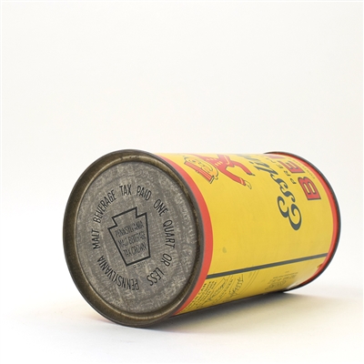 Esslingers Beer Instructional Quart Flat Top 208-15 USBCOI 244 EXCEPTIONAL