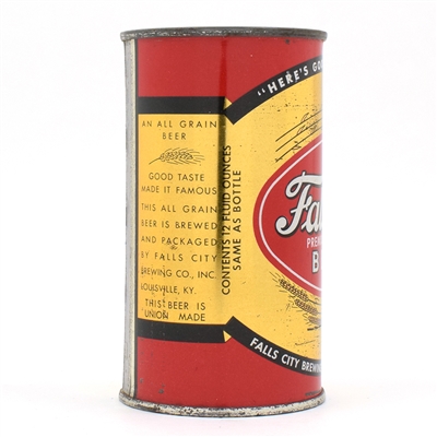 Falls City Beer Opening Instruction Flat Top NON-IRTP 61-29 USBCOI 259