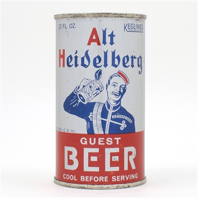 Alt Heidelberg Beer Instructional Flat Top 30-14 USBCOI 25 SHARP