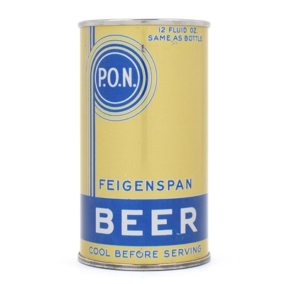 Feigenspan Beer Flat Top 63- 4 NEAR MINT