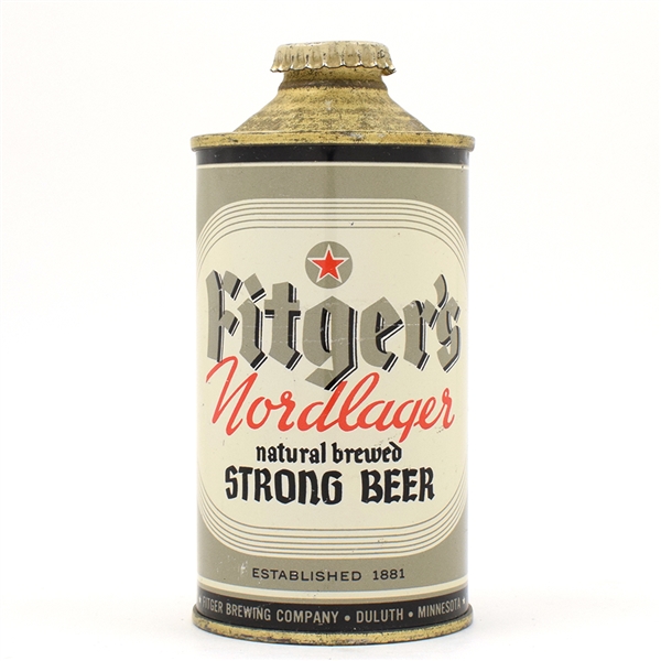 Fitgers Beer Cone Top STRONG SCARCE EXCEPTIONALLY CLEAN 162-15