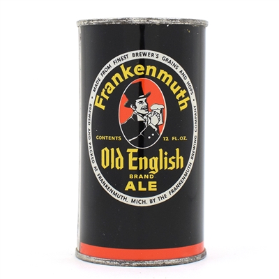 Frankenmuth Old English Ale Flat Top KEGLINED STRIP 66-22 EXCELLENT
