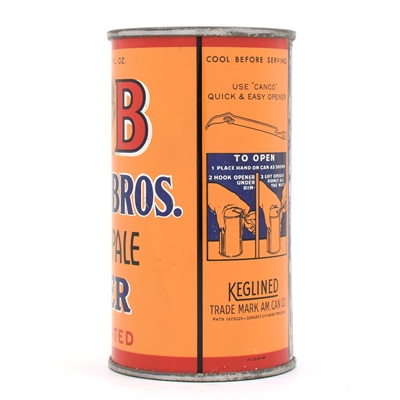 GB Grace Bros Beer Instructional Flat Top 67-33 USBCOI 318