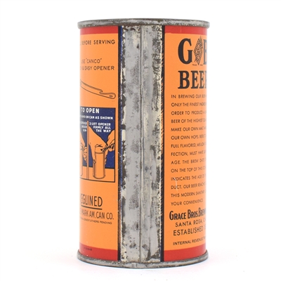 GB Grace Bros Beer Instructional Flat Top 67-33 USBCOI 318