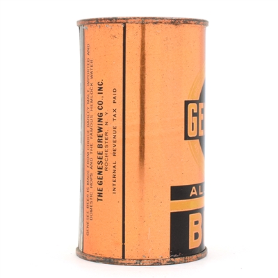 Genesee All Malt Beer Instructional Flat Top EXCEPTIONAL EXAMPLE 68-28 USBCOI 332