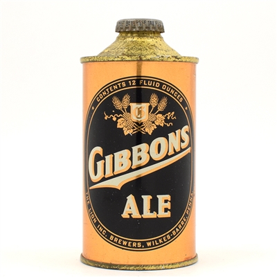 Gibbons Ale Cone Top 164-25 EXCEPTIONAL