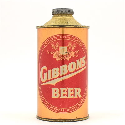 Gibbons Beer Cone Top 164-26 INCREDIBLE