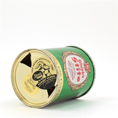 Glueks Stite Malt Liquor 8 Ounce Flat Top 241-6 OUTSTANDING