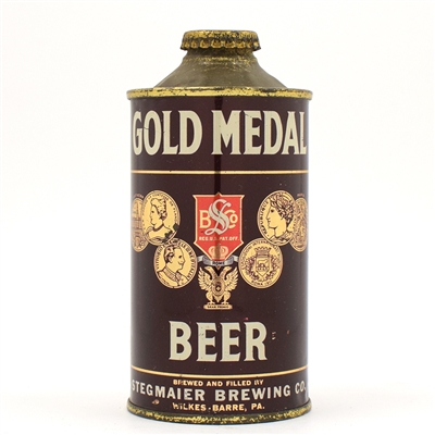 Gold Medal Beer Cone Top 165-26 EXCELLENT