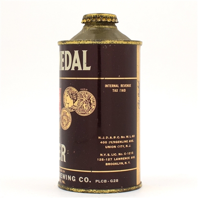 Gold Medal Beer Cone Top 165-26 EXCELLENT