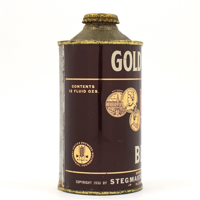 Gold Medal Beer Cone Top 165-26 EXCELLENT