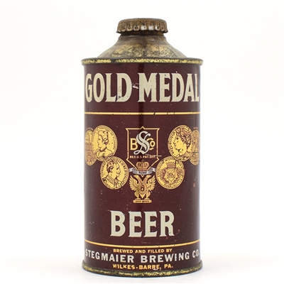 Gold Medal Beer Cone Top 165-27 CLEAN