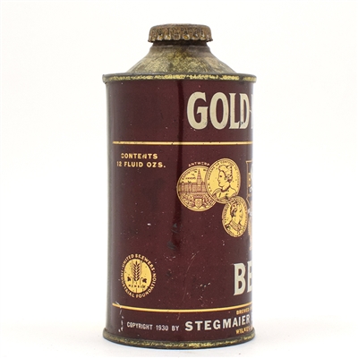 Gold Medal Beer Cone Top 165-27 CLEAN