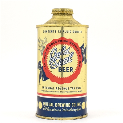 Gold Seal Beer Cone Top 166-3 BEAUTIFUL