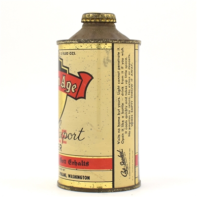 Golden Age Beer Cone Top PALE 166-11 SCARCE