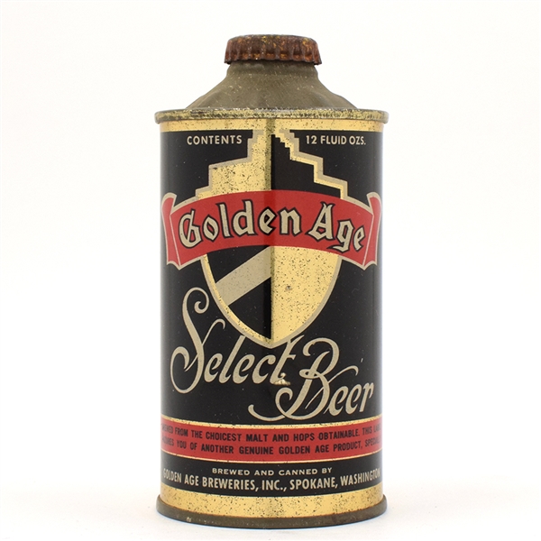 Golden Age Beer Cone Top RARE 166-10