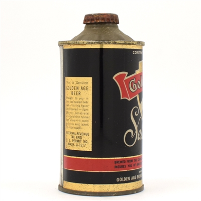 Golden Age Beer Cone Top RARE 166-10