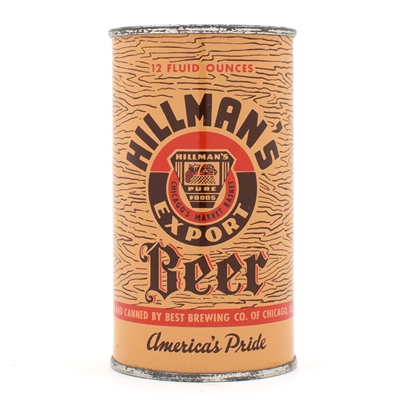 Hillmans Beer Instructional Flat Top NON-IRTP 82-16 USBCOI 396 PRISTINE