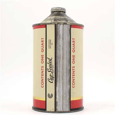 Hohenadel Beer Quart Cone Top NON-IRTP ACTUAL 212-6 EXCELLENT