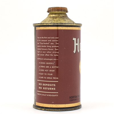 Horton Ale Cone Top QUALITY 169-13
