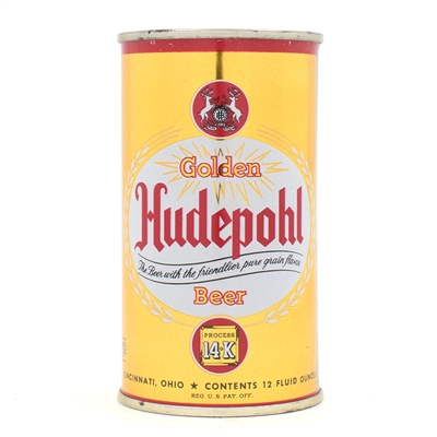 Hudepohl Beer Flat Top 84-12 NEAR MINT