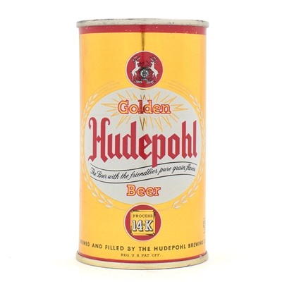 Hudepohl Beer Flat Top 84-12 NEAR MINT