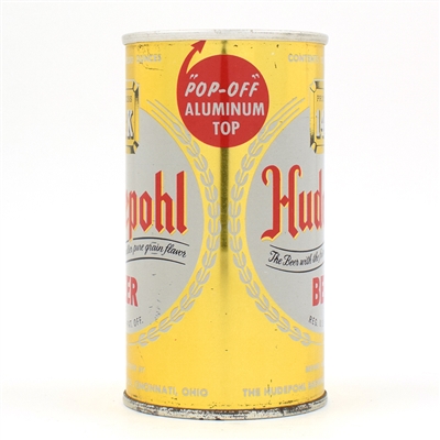 Hudepohl Beer Zip Top POP OFF TOP PROMO 77-35 NEAR MINT