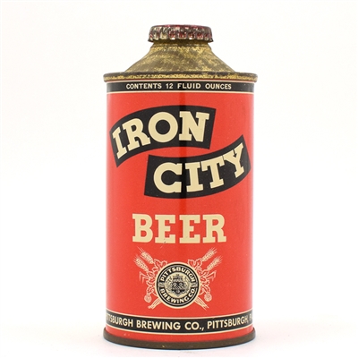 Iron City Beer Cone Top 169-30 EXCELLENT