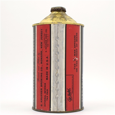 Krueger Beer Quart Cone Top 213-17 RARELY CLEAN