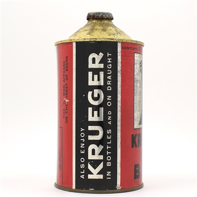 Krueger Beer Quart Cone Top 213-17 RARELY CLEAN