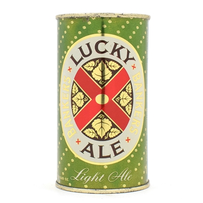 Lucky Bankers Ale Flat Top METALLIC 93-6 NEAR MINT