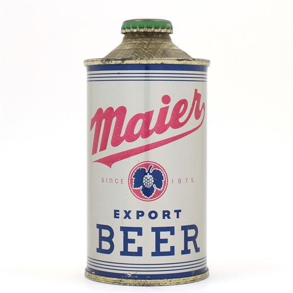 Maier Beer Cone Top NEAR MINT 173-6