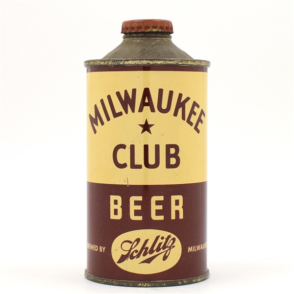 Milwaukee Club Beer Cone Top 173-28 CLEAN