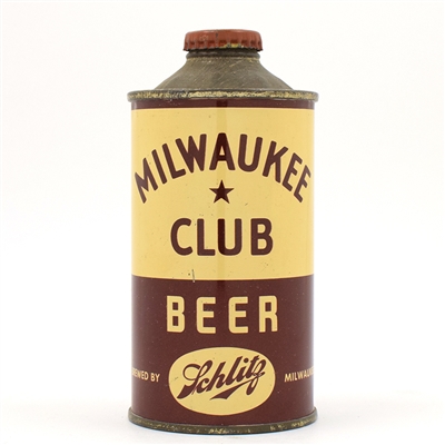 Milwaukee Club Beer Cone Top 173-28 CLEAN