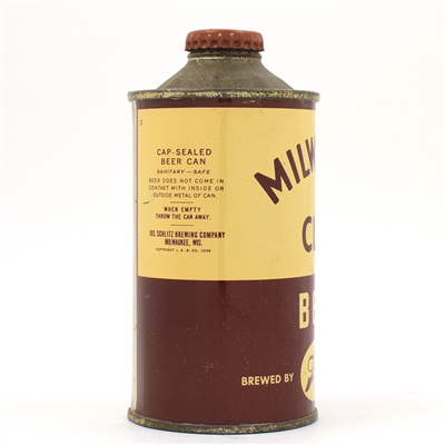 Milwaukee Club Beer Cone Top 173-28 CLEAN