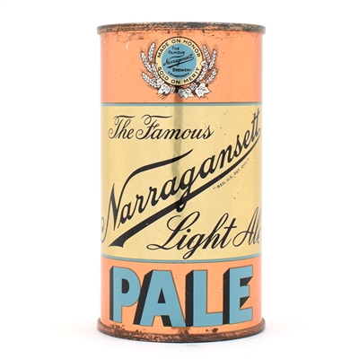 Narragansett Pale Ale Flat Top BEAUTIFUL 101-14 CLEAN