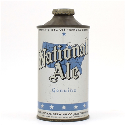 National Ale Cone Top WEST 44TH 174-25 EXCELLENT