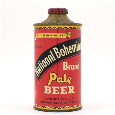 National Bohemian Beer Cone Top 175-4 SHARP